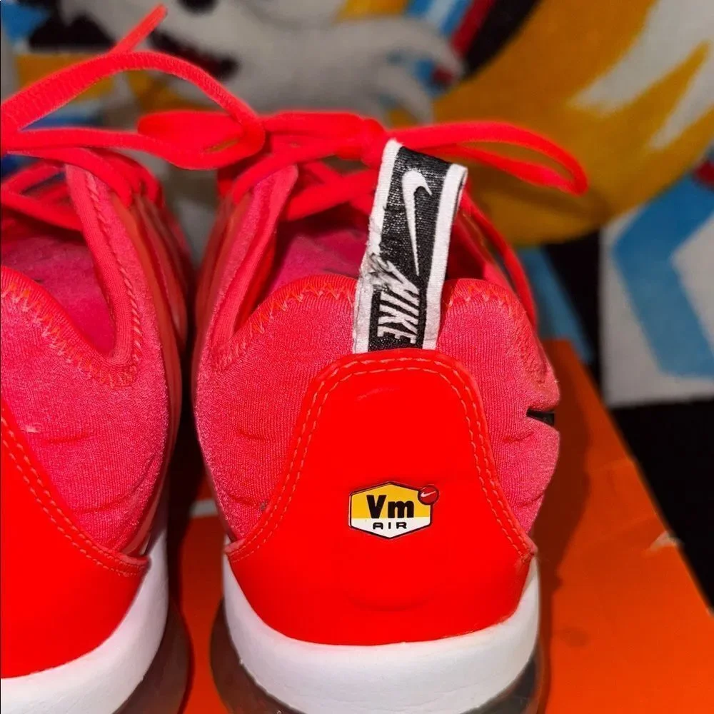 Nike Bright Red VaporMax Plus Shoes